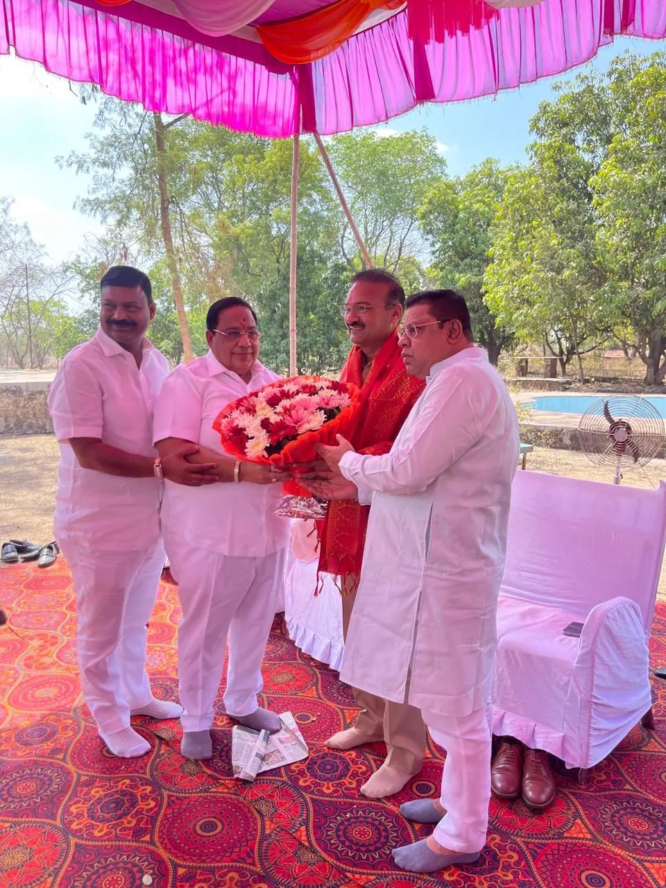 Bhoomi Poojan ceremony at the Omkar PESO Hub site, March 2023 — photo 5