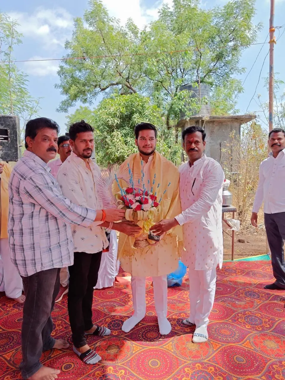 Bhoomi Poojan ceremony at the Omkar PESO Hub site, March 2023 — photo 6